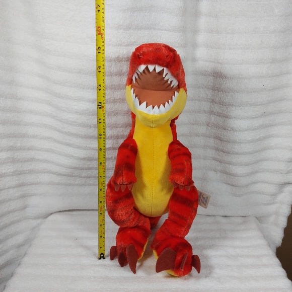 Build A Bear Workshop Red Dinosaur TREX Velociraptor Raptor Plush Stuffed - Picture 3 of 6